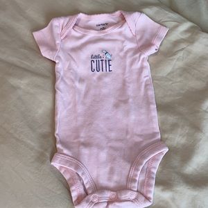Carter’s newborn baby girl bodysuit